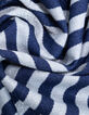 Robe marine rayures grises lurex I.Code-6