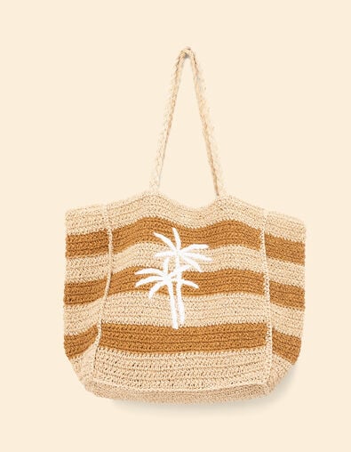 Sac rayé palmier I.Code