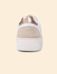 White leather velour and beige trainers I.Code-4
