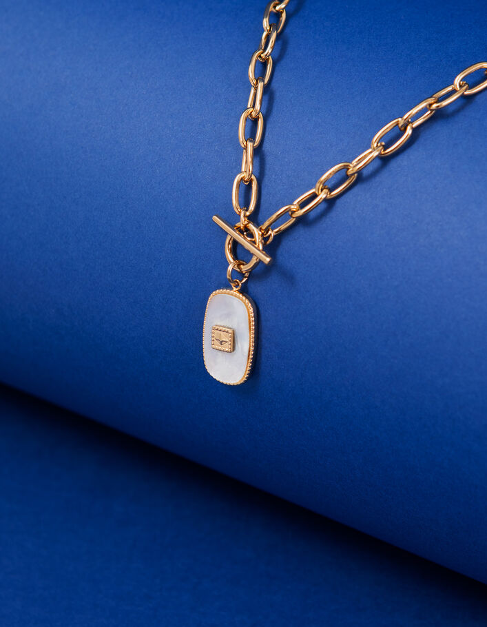 Collier chaînette médaillon avec pendentif I.Code - I.CODE