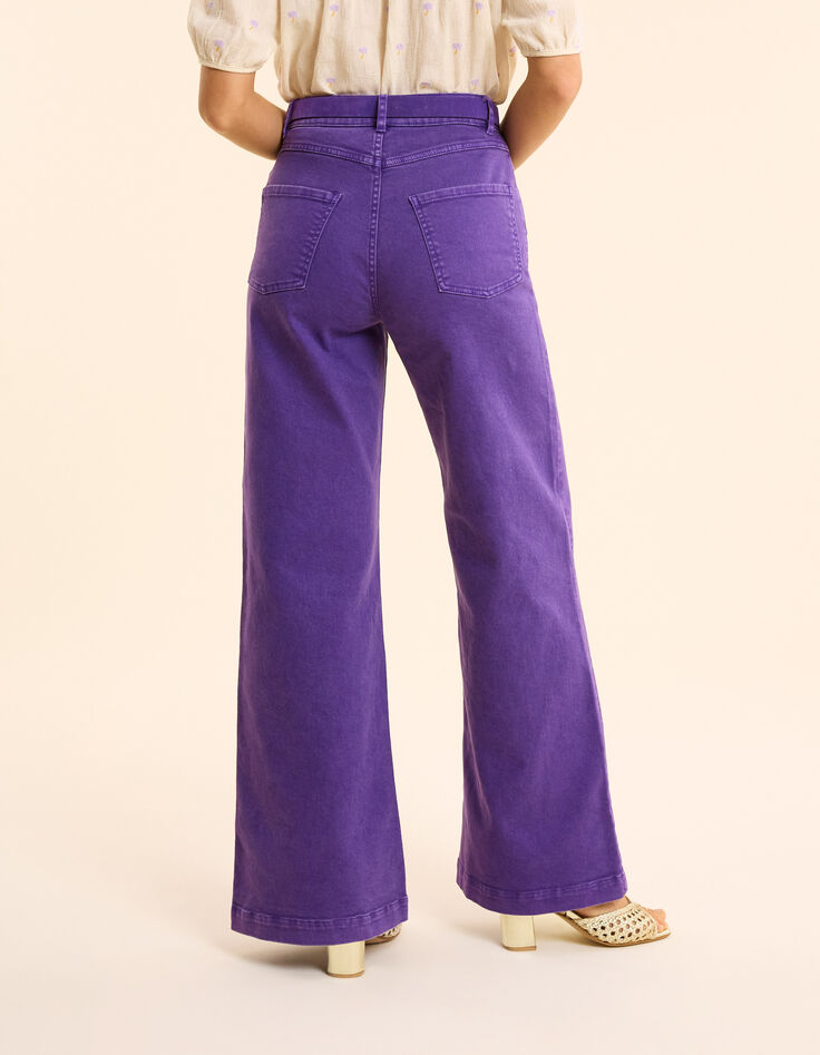 Jean large violet I.Code-3