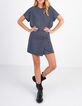 Jupe-short night blue pailleté I.Code-2
