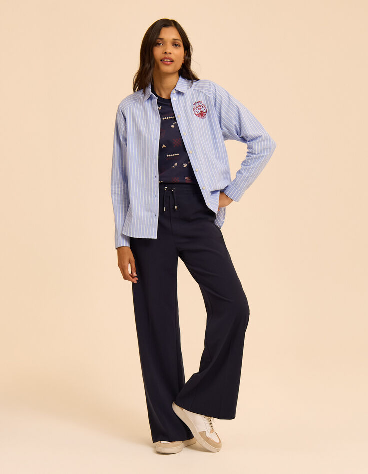 Marineblaue weite Jogpant I.Code-7