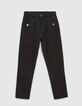 Vaqueros slouchy grises botones fantasía I.Code-7