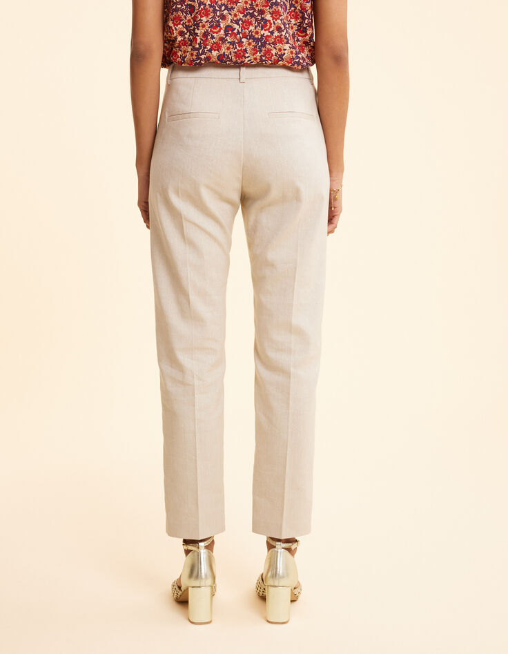 Wijde indigo geplooide broek I.Code-5