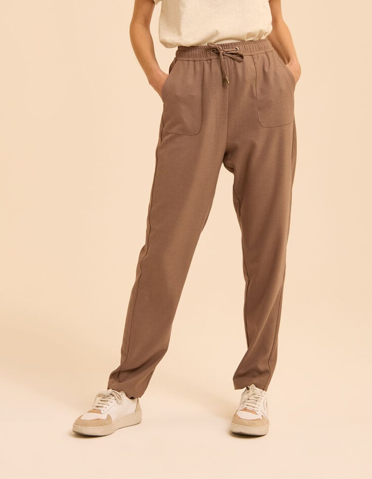 I.Code camel joggers with elasticated waist-3 I.Code camel joggers with elasticated waist-3