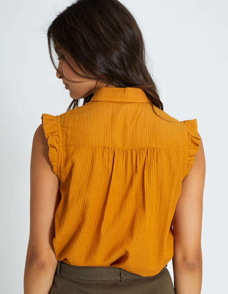 Gelbe Bluse ohne Ärmel I.Code-4 Gelbe Bluse ohne Ärmel I.Code-4