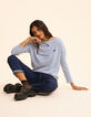 Matrosenjacke blau silbern gestreift Herzstick I.Code-1