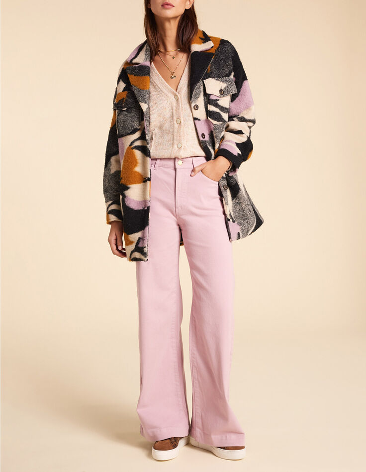 I.Code pink flare jeans-6