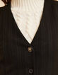 Vestido chaleco negro rayas I.Code-5