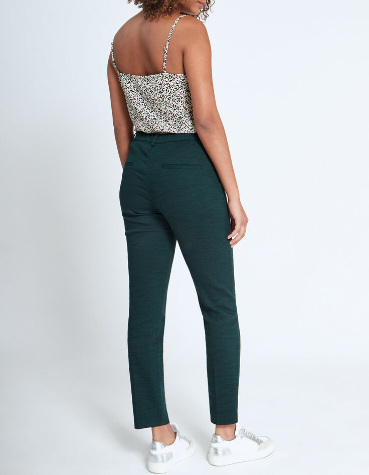 I.Code imperial green textured knit treggings-2 I.Code imperial green textured knit treggings-2