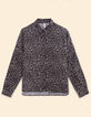 I.Code black paisley print long-sleeved blouse-6