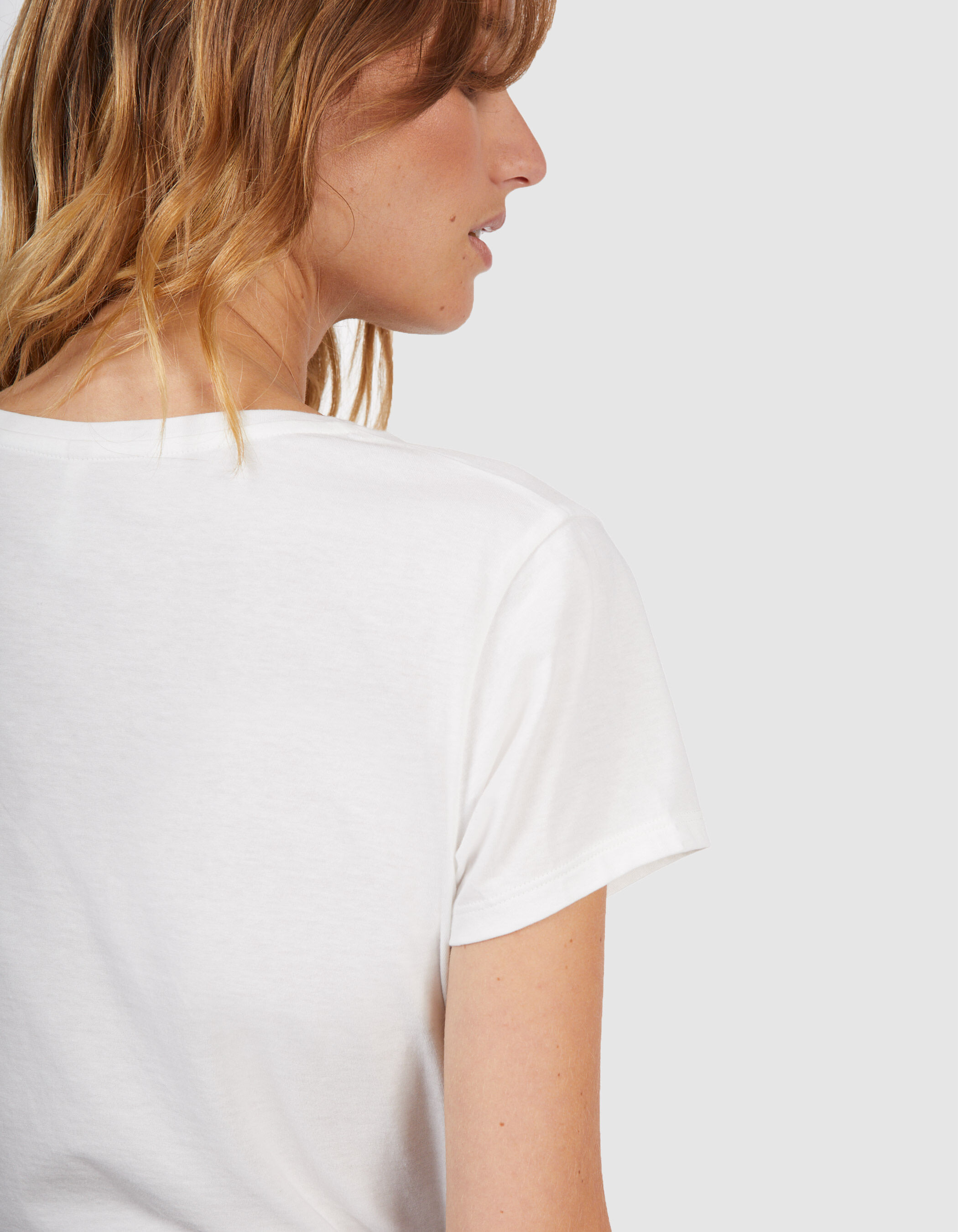 Wit shirt met tekst online