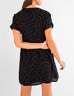 Robe noire à imprimé arty minimaliste I.Code-2