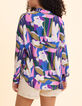Chemise beige visuel floral graphique I.Code x THE FEEBLES-3