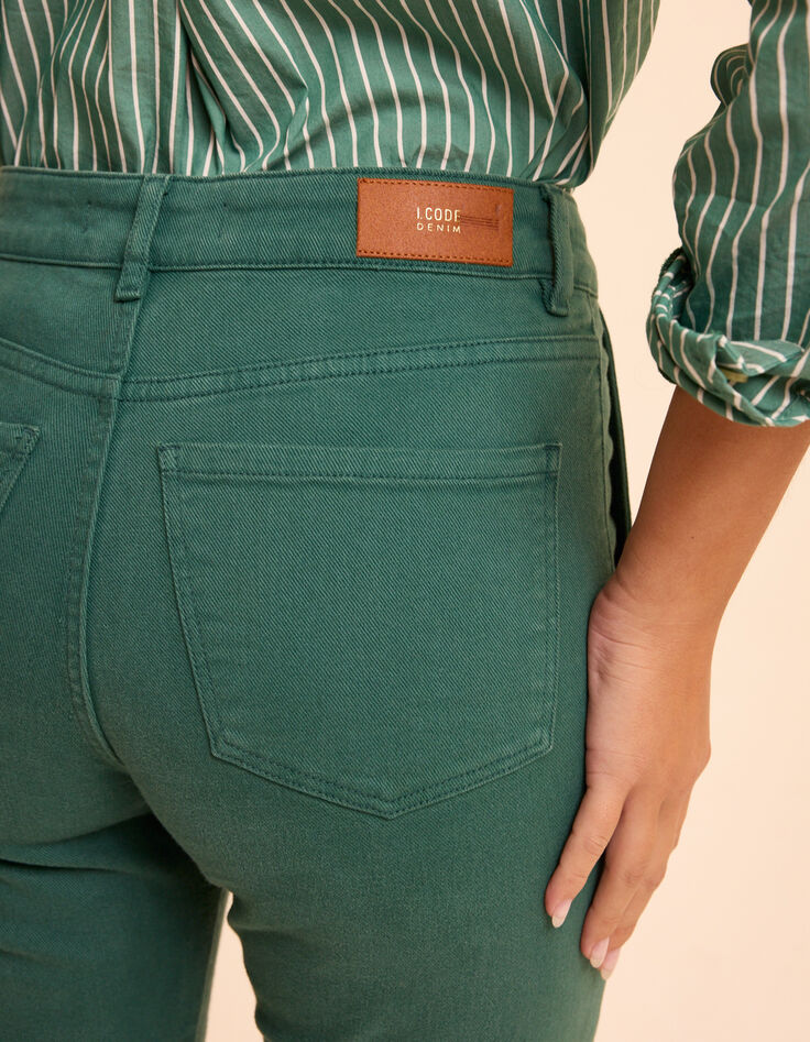 Jean flare vert I.Code-7