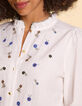 Camisa blanco roto bordados flores I.Code-3