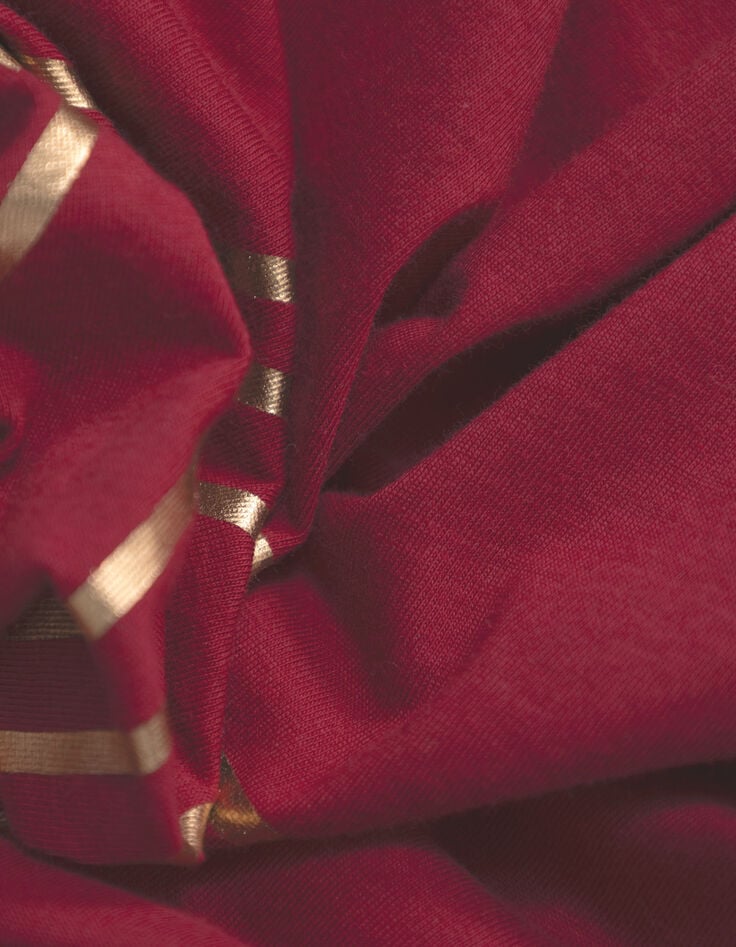 Roze T-shirt koper monogram I.Code-7 Roze T-shirt koper monogram I.Code-7