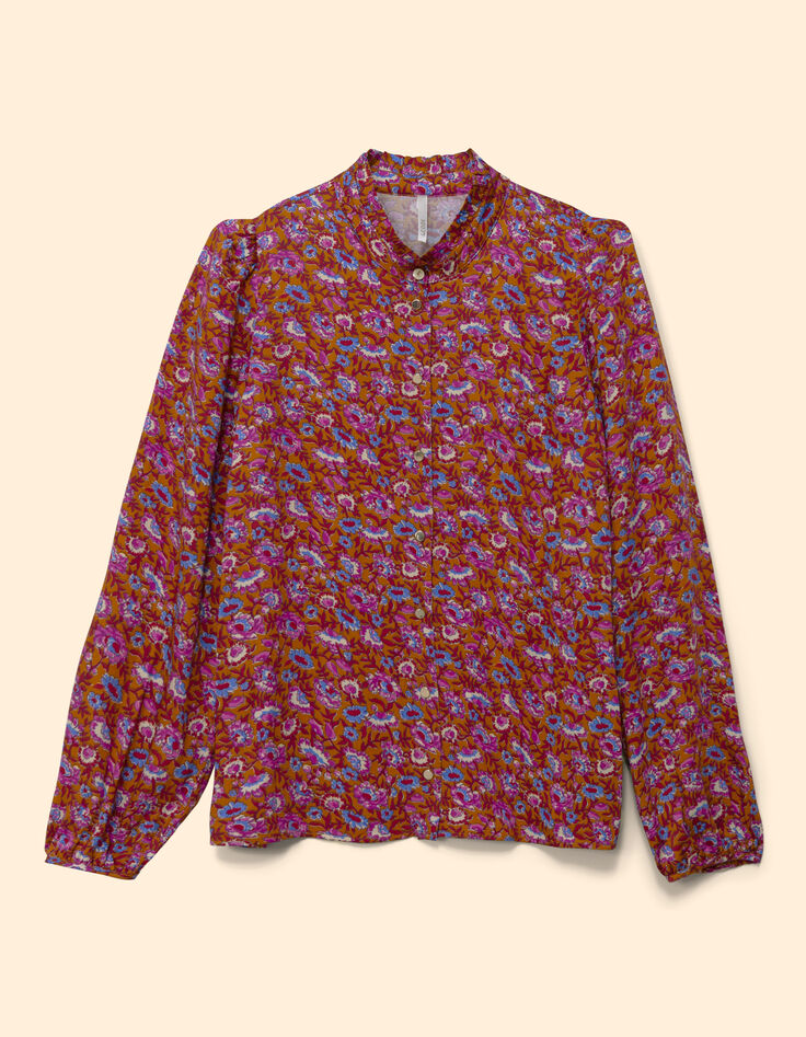 Vestido camel anémonas I.Code-7