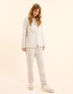 Pantalon de costume gris rayures tennis I.Code-1