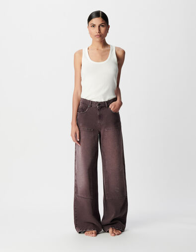 Charpentier Pflaumenjeans mit hoher Taille Mila Damen - IKKS