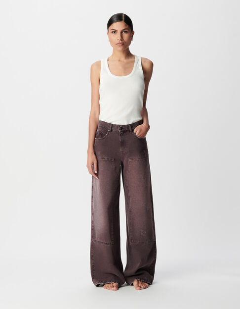 Charpentier Pflaumenjeans mit hoher Taille Mila Damen - IKKS