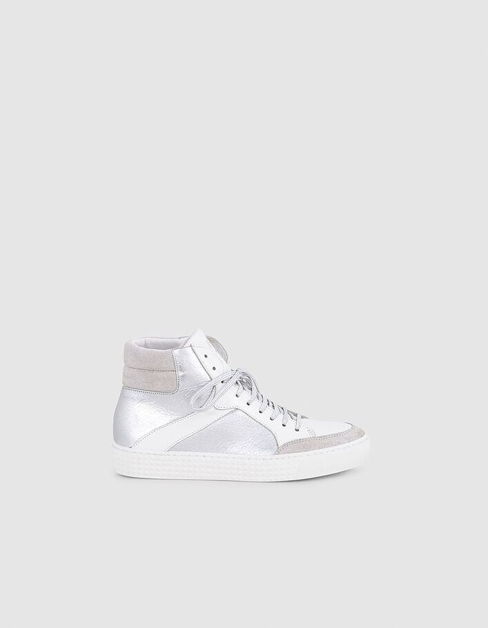 Hohe Sneakers in Silver und Weiß I.Code - I.CODE