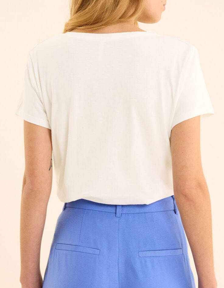 Blauw en zilver gestreept matrozen hart borduurwerk I.Code-3