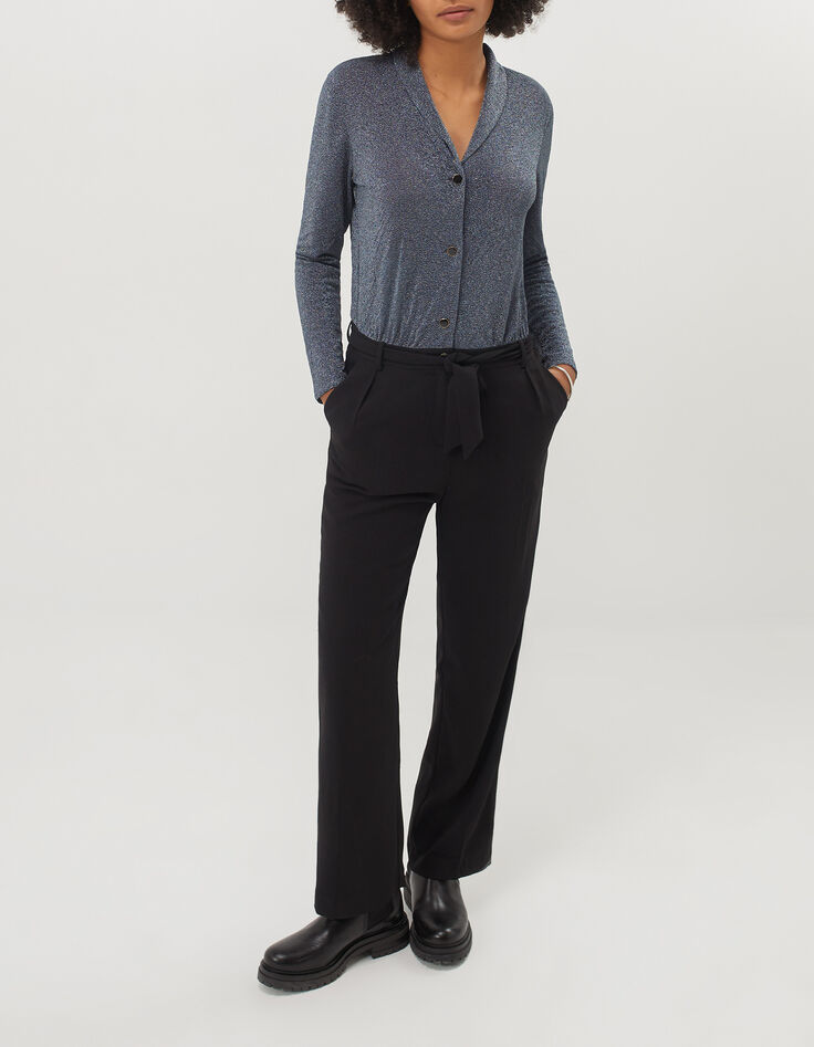 Combinaison noire et night blue pailleté I.Code-5