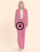 Lila zweireihige Anzugjacke I.Code-2