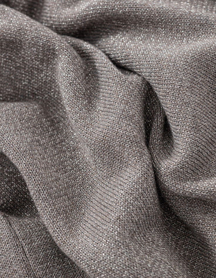 STRICKJACKE mit Fischgr&auml;tenmuster und durchbrochenem R&uuml;cken Damen-7