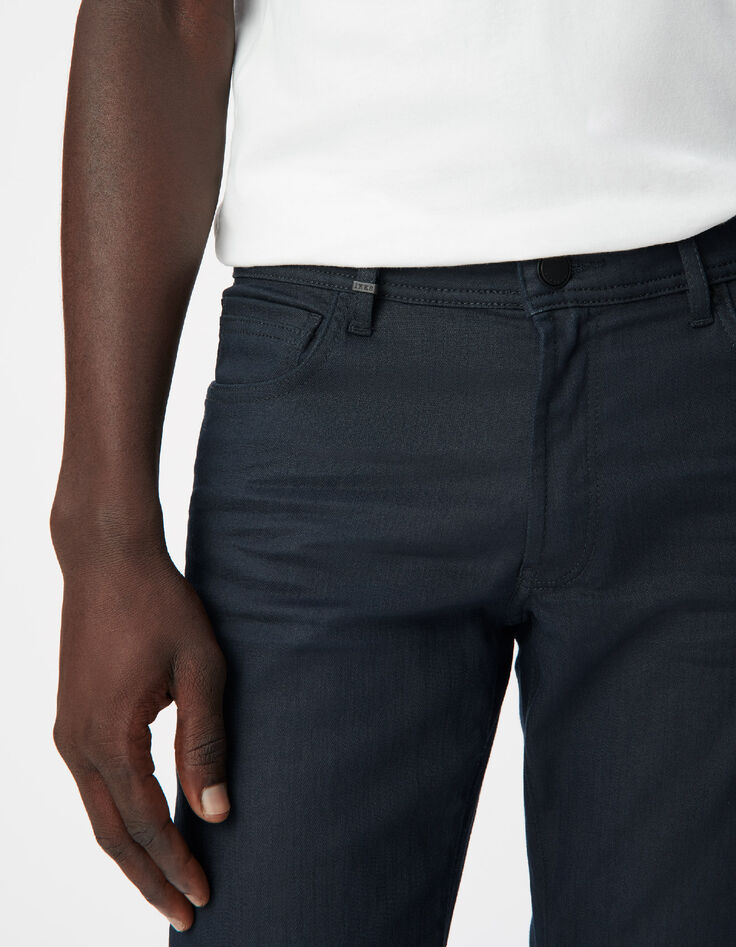 Marineblaue SLIM-Herrenjeans-7