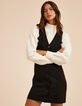 Vestido chaleco negro rayas I.Code-3