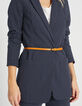 Marine colbert in jacquard met kruisjes I.Code-4