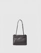 Damen-Clutch 1440&nbsp;Reporter schwarz perforiertes Leder-3