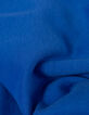Blaues Kleid Polokragen Reißverschluss I.Code-8
