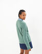 Cardigan amande en tricot ajouré I.Code-3
