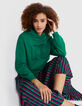 Sweat vert néon avec monogramme I.Code -1
