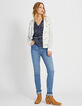 Gebroken wit vest in mohair I.Code-6