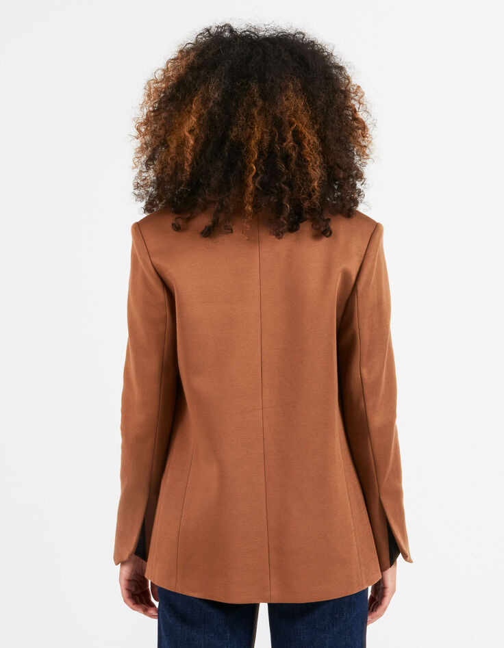 Veste caramel en maille I.Code-2