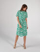 Vestido camisero blanco roto tréboles I.Code -6