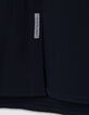 Herren slim navy seersucker DRY FAST Hemd-7