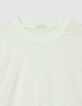 Gr&uuml;nes Damen-Shirt aus Biobaumwolle in &Uuml;bergr&ouml;&szlig;e-7
