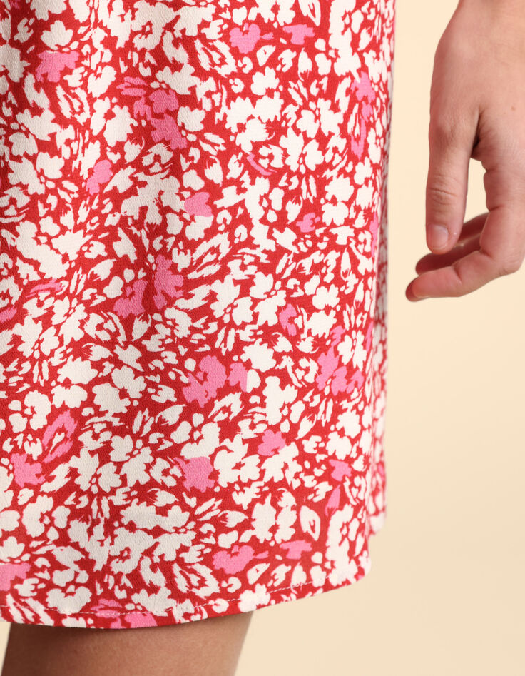Vestido camisero red estampado floral tachista I.Code-6