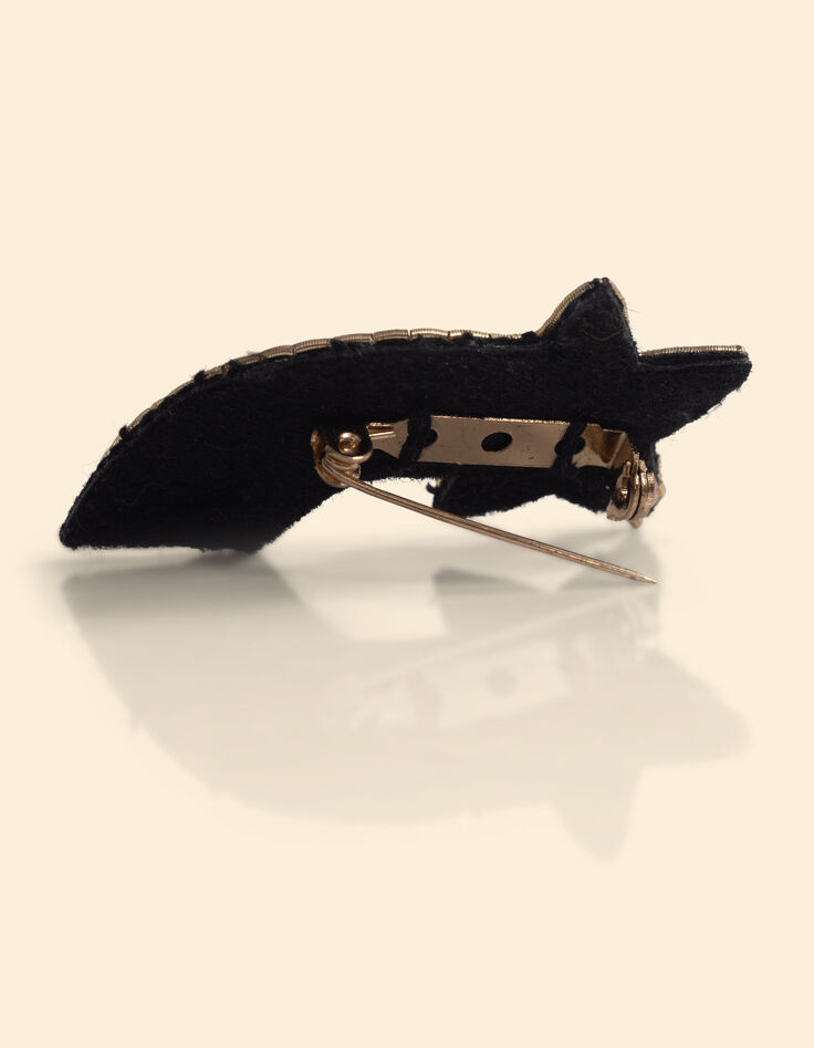 I.Code Embroidered Shooting Star Brooch-3 I.Code Embroidered Shooting Star Brooch-3