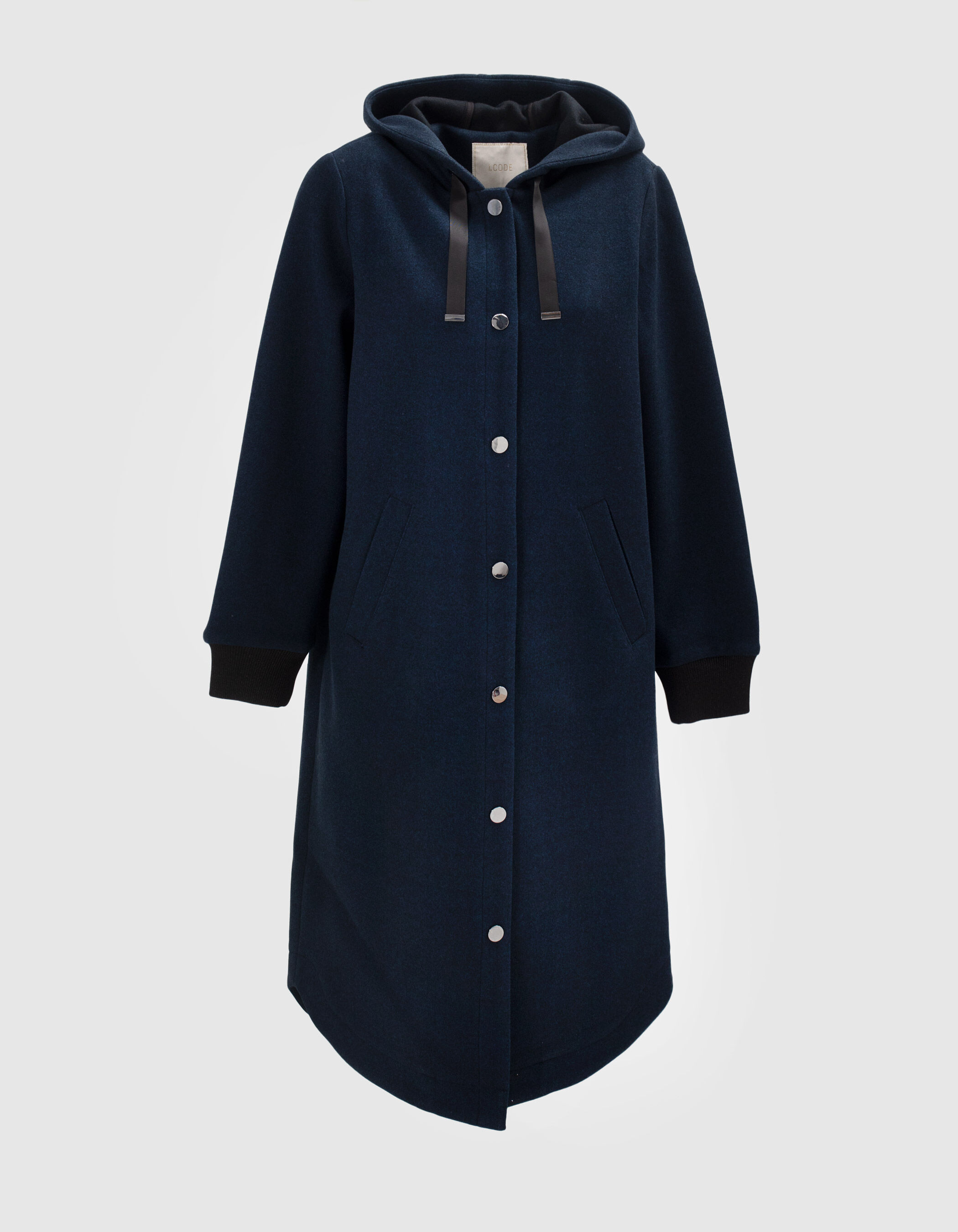 Manteau long marine esprit duffle coat I.Code