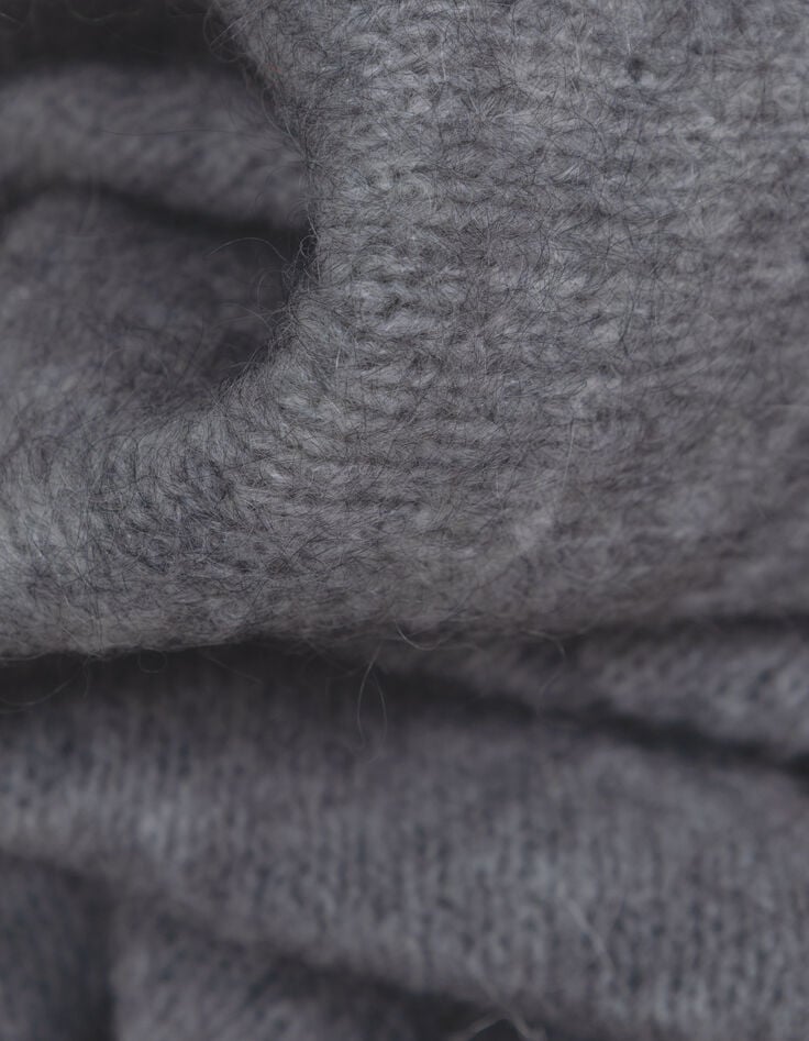 Cardigan gris tricot CHARLOTTE I.Code-8