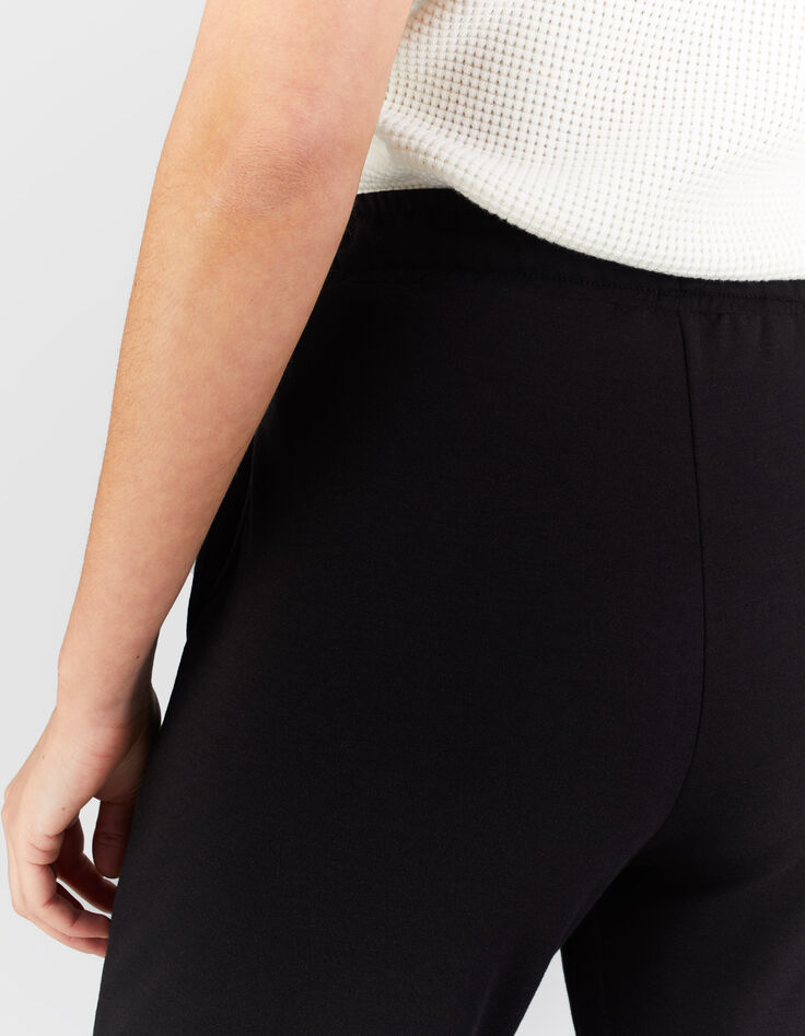 Pantalon large noir en molleton I.Code-5 Pantalon large noir en molleton I.Code-5