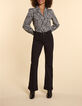 Jean flare noir poches boutonnées I.Code-1