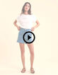 Short bleu en denim I.Code-2